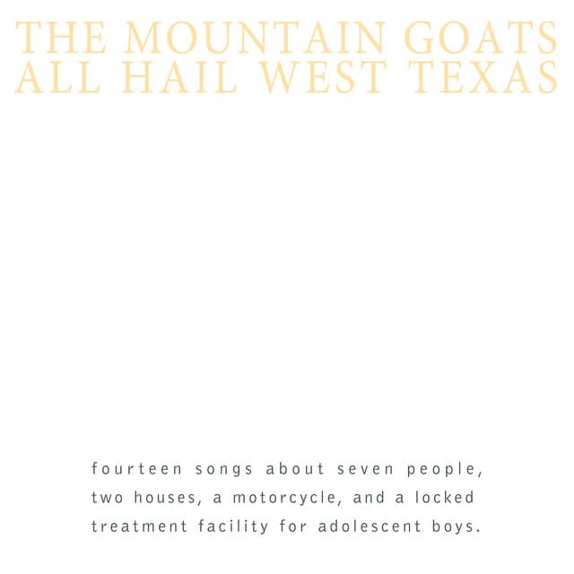 The Mountain Goats album art